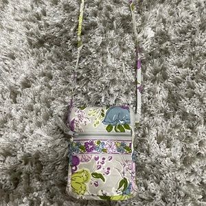 Vera Bradley Flower Pattern Cross-Body Bag